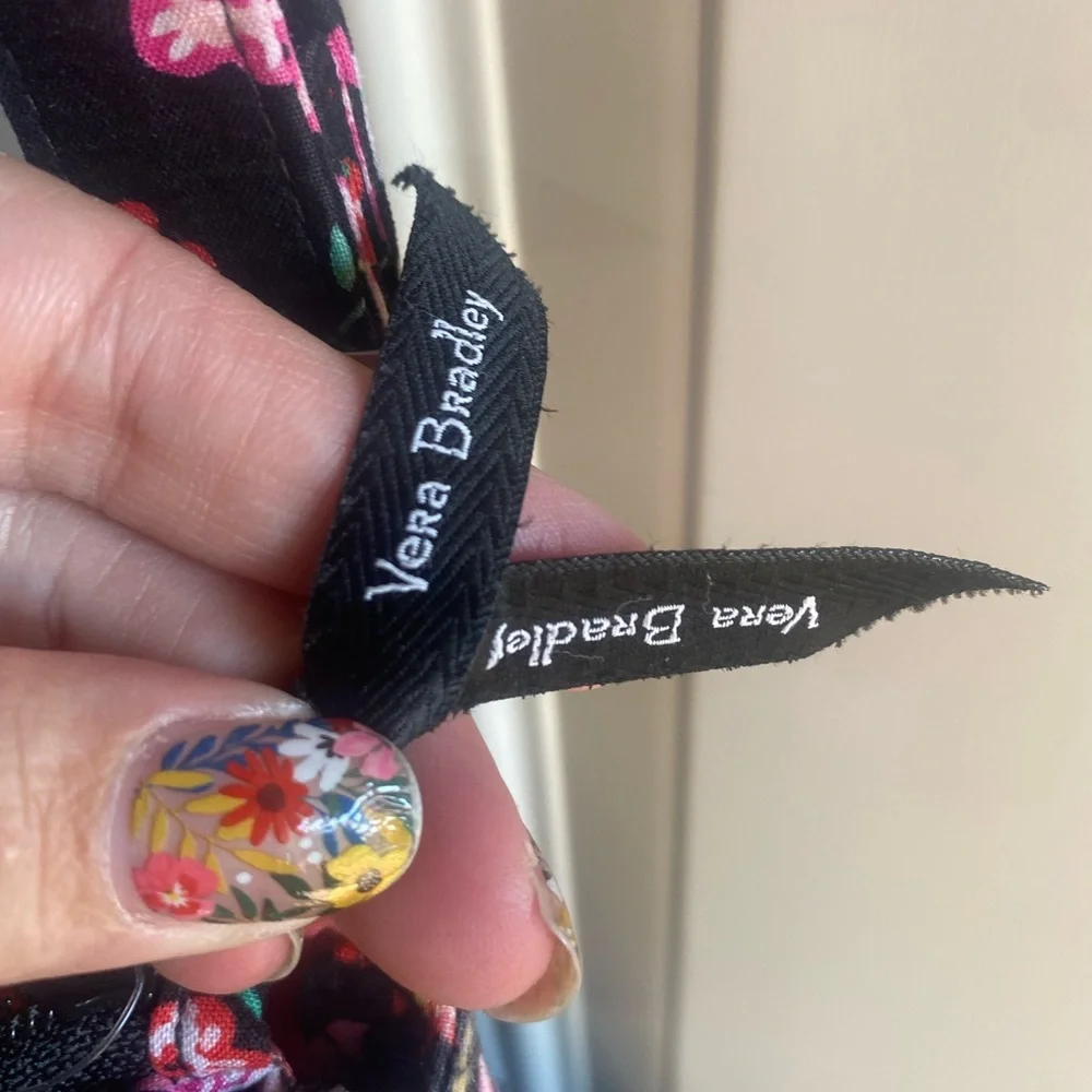 Vera Bradley Tangerine Twist Crossbody Messenger Bag Quilted Floral Colorful - Picture 9 of 12